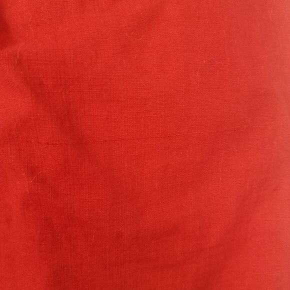 Lux | Red Wide Leg Mid Rise Pants 29 - Picture 9 of 9